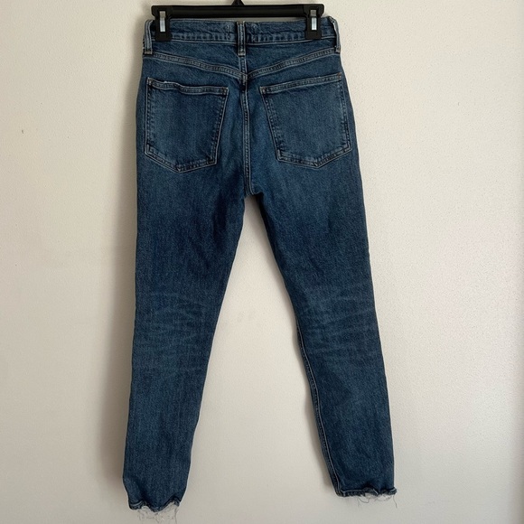 Agolde Medium Wash Straight Leg Jeans Size 25 - Picture 4 of 5